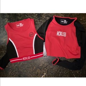 Young & Reckless sport workout top set